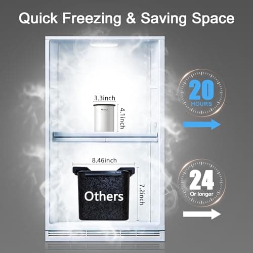 Clear Ice Cube Maker, 2.5 Inch Stainless Steel Crystal Large Clear Ice Ball Maker, Silicone Ice Cube Mold for Cocktails, Drinks & Bourbon, Whiskey Gifts for Men (2 Pack)