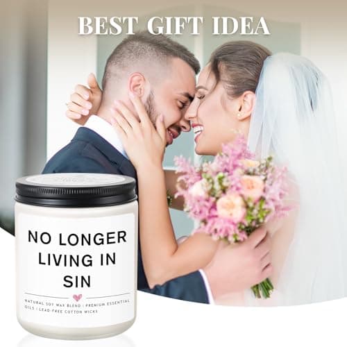 Wedding Gifts for Newlyweds, Engagement Gifts for Couples Newly Engaged, Funny Couples Present, Bride and Groom Gift, Wedding Candles