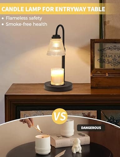 Dimmable Candle Warmer for Jar Candles, Height Adjustable Wax Melt Warmer, Room Decor Desk Lamp, House Warming Gifts New Home Candle Warmer Lamp with Timer Home Decor Birthday Gifts for Women Mom Her B0FRLWC6X9