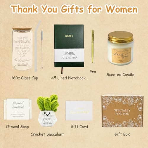 Bosses Day Gifts for Women, Teacher Appreciation Gift Bulk For Coworkers Nurse Social Worker Boss Female LUICONMO Thank You Gifts for Women, Employee Appreciation Gifts B0GJ5543J3