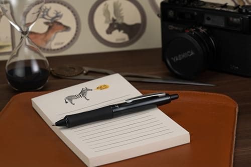 PILOT Dr. Grip FullBlack Refillable & Retractable Ballpoint Pen, Medium Point, Black Ink, Single Pen (36193)- Ideal for School, Journaling & Office Writing