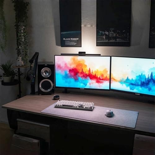 Kado Dual Monitor Setup - 2-Pack 27" 1920x1080 Computer Monitor 75Hz VESA Mount HDMI Office Gaming Hybrid Built-in Speakers (E27X Dual Series)