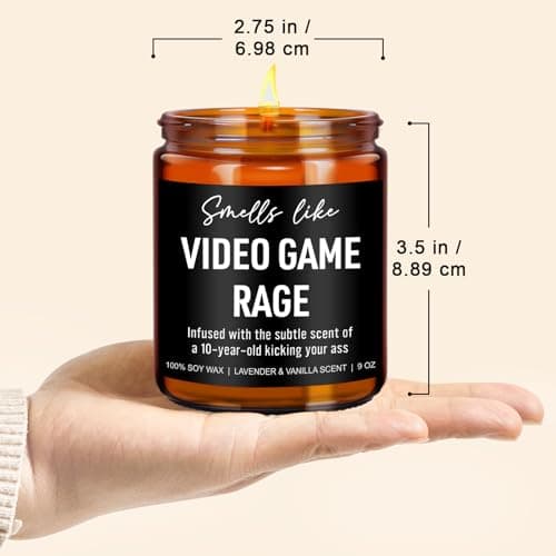 Younift Funny Video Game Candle, Gaming, Gamer Gifts for Men, Boys, Women, Video Game Lovers, Cool Christmas, Birthday Gifts for Gamers, Guys, PC Gamer, Girl, Teen Boy, Dad, Husband, Boyfriend B0CRKNT5GC