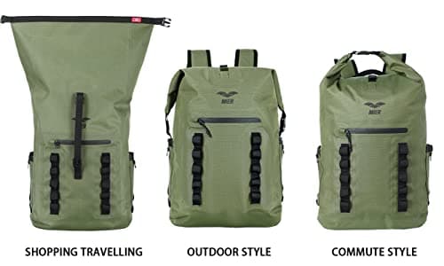 MIER Dry Bag Waterproof Backpack 30L Dry Sack Heavy Duty Roll-Top Closure for Kayaking, Beach, Boating, Swimming, Surfing