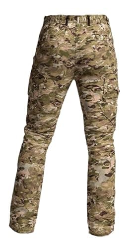 Generic Mens Cargo Work Pants Ripstop Tactical Pant with Multi Pockets Outdoor Water Resistant Hiking Woking Construction Trousers