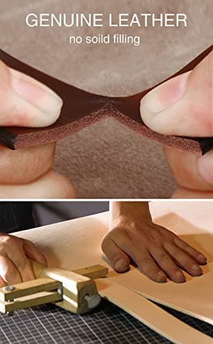 YOETEY Full Grain Leather Belt for Men - Mens Belts Casual with Genuine Leather - Handcrafted Elegance for Your Wardrobe