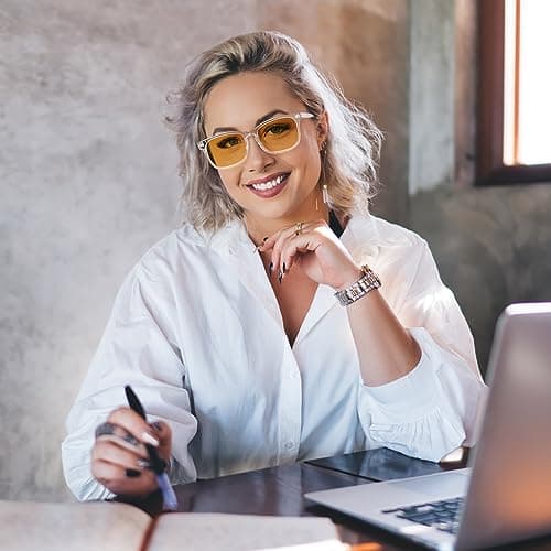 Okany Blue Light Blocking Glasses Gaming Computer Glasses Powerful Professional Screen Filter