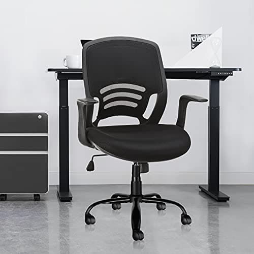 MASTERY MART Heavy Duty Office Chair Base Replacement, 2500 Lbs, 28"(70 cm), Metal Desk Chair Base Replacement Parts with Universal Gas Cylinder Hole and Casters Sockets, Matte Black