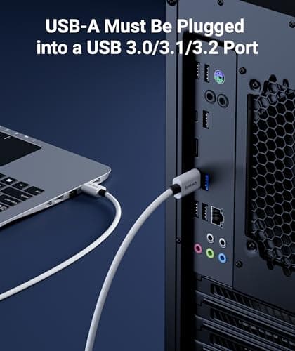 Syntech Link Cable 16FT for PCVR Compatible with Oculus/Quest 3/Meta Quest 3S, Quest2/Pro/Pico 4/Ultra Accessories and PC/SteamVR, High Speed PC Data Transfer, USB 3.0 to USB C Cable for VR Headset