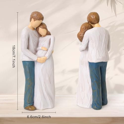 Sculpted Hand-Painted Pregnant figurine Pregnancy Gifts for Expecting Mom, Gender Reveal Gifts, Mom to Be Gift B0FMXRR8Z8