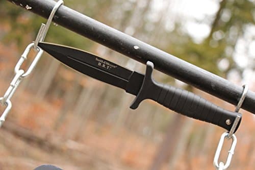 Smith & Wesson 9" H.R.T Double Edged Boot Knife with High Carbon Stainless Steel Blade