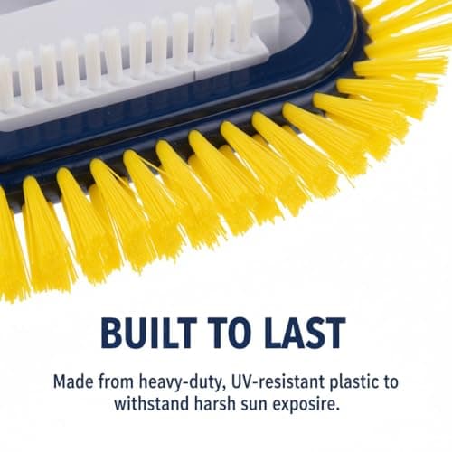 ProMotus Weighted Pool Vacuum Head, Vinyl-Safe No Wheels Manual Cleaner with Air Relief Valves，Multi-Directional Brushes for Above Ground & Inground Pools, Universal Fit for 1-1/4" & 1-1/2" Hoses