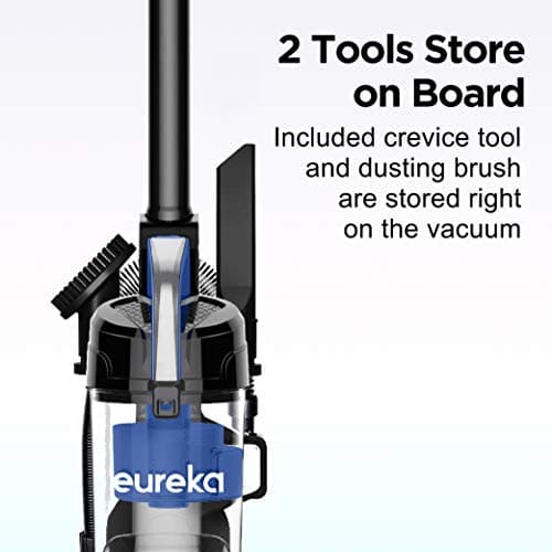 Eureka NEU10AE5 Powerful Bagless Upright Vacuum Cleaner Carpet and Floor, AirSpeed Ultra-Lightweight Vacuum Cleaner, w/ Replacement Filter, Blue