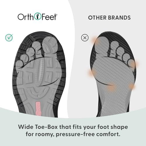 Orthofeet Women's Orthopedic Leather Dakota Hiking Boots