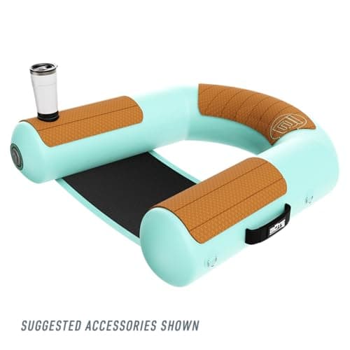 BOTE Hangout Suite Floating Chair Pool Beach Lake Boat Float Adults Family Friendly 4FT Multiple Colors 1 or 2 Pack Options Includes Mesh Carry Bag for Travel