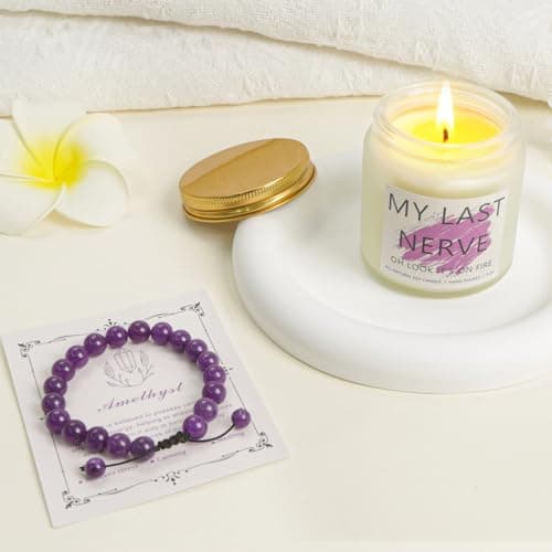Birthday Gifts for Women Teen Girls, Unique Happy Birthday Gift Baskets for Her Mom, Thank You Self Care Get Well Box Set, Cute Teenage Cup Present for Mother Friend Sister Teacher Coworker (Purple) B0FRSG6VRQ