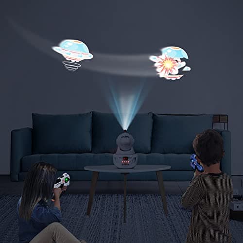 Laser Tag, 2 Lazer Toy Gun of Projector with Digital LED Score Display, Gifts for Kids, Teens, Adults, Shooting Battle Games with 3 Targets, Birthday Gift Toys for 6 7 8 9 10 11 12+Year Old Boys Girls