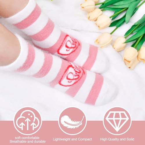 FilmHOO Fuzzy Socks for Women Cozy Fluffy Warm Socks Birthday Christmas Gifts for Women Mom Valentines Day Gifts for Her