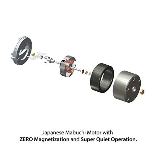 Single Watch Winder by Versa - Elite Automatic Watch Winder - Quiet Japanese Motor - 12 Settings - Compatible with Rolex's, Cartier, Omega, and More