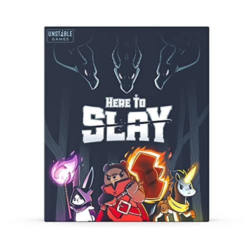 Unstable Games Here to Slay Card Game - Fantasy Adventure Strategy Game for 2-6 Players, Ages 10 and Up - Family Game Night Card Game from the Creators of Unstable Unicorns