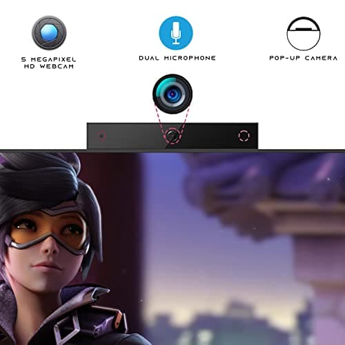 Gaming All in one PC 24 Inch FHD Touchscreen, MTG Yama, Intel Core i5 10th Gen, 16GB RAM, 240GB NVME / 1TB SSD, AMD RX 550 4GB DDR5 Graphics, Webcam, RGB Combo, Windows 11 Home