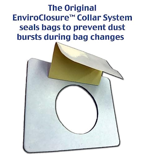 Envirocare Replacement Vacuum Bags Compatible with Kenmore Canister Type C/Q. 5055, 50557 and 50558 Panasonic Type C-5 Vacuums,15 pack