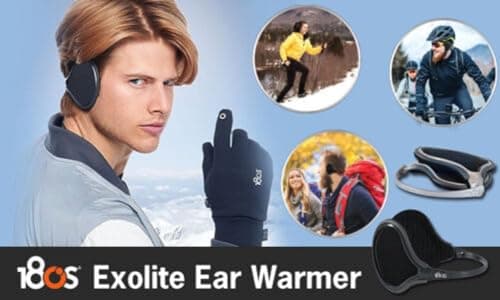 180s EXOLITE Unisex Ultra-Thin & Lightweight Behind-the-head Ear Warmers