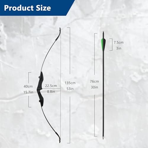 Recurve Bow and Arrow Set，Detachable Archery Adult Bow Left and Right Hands 40lbs /20lbs Suitable Adults/Youth/Beginners Outdoor Practicing
