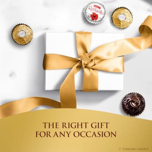 Ferrero Collection, 24 Count, Premium Gourmet Assorted Hazelnut Milk Chocolate, Dark Chocolate and Coconut, 9.1 oz