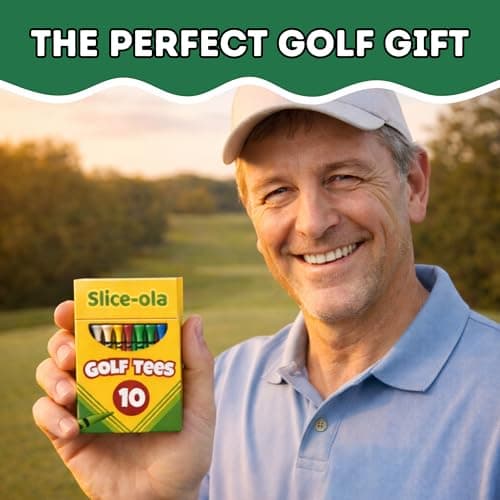 Funny Golf Tees | Golf Accessories for Men | Top Golf Gifts for Men & Unique Golf Gifts for Golfers | Premium Golf Stuff & Golf Bag Accessories | Wooden Bamboo Tees B0GHSR3QFX