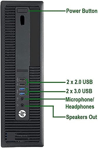 HP ProDesk 600 G1 SFF Intel Core i5-4590 3.30GHz 16GB DDR4 500GB HDD Intel HD Graphics 4600 Desktop PC Refurbished Window 10 Professional (Renewed)