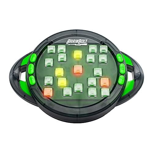 Educational Insights BrainBolt - Handheld Memory Game with Light and Sound, Electronic Brain Games, Single Player Brain Teasers for Kids Teens, & Adults, Gamer Gifts for Boys & Girls Ages 7+