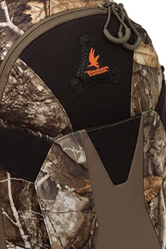 Timber Hawk Big Basin Camouflage Hunting Day Pack Backpack with Quiet Cloth Technology (Realtree Edge Camo)
