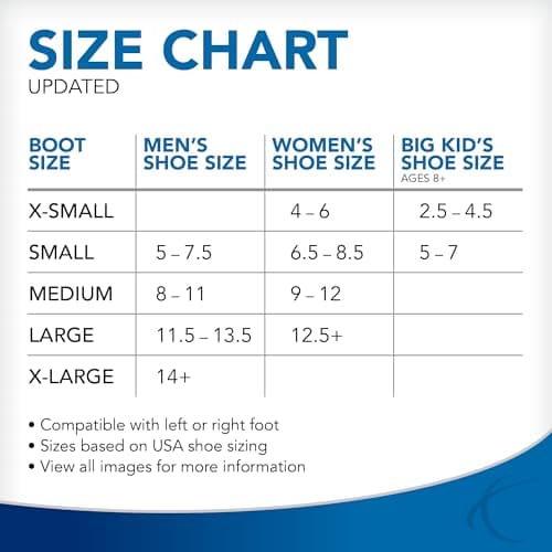 United Ortho United Ortho USA14115 Short Air Cam Walker Fracture Boot, Medium, Black