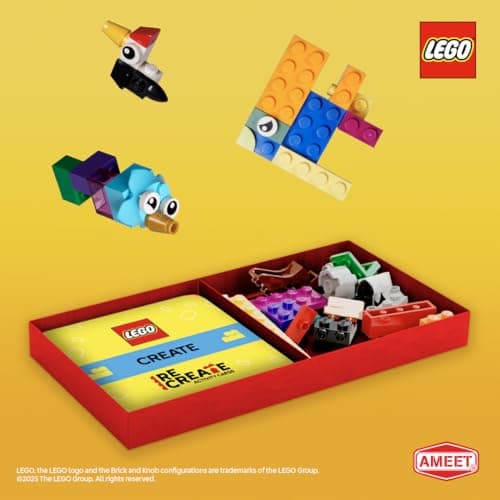 LEGO Recreate Activity Cards – Animals | Creative Building Game with 30+ Activity Cards & 25 LEGO Elements | Ages 6+