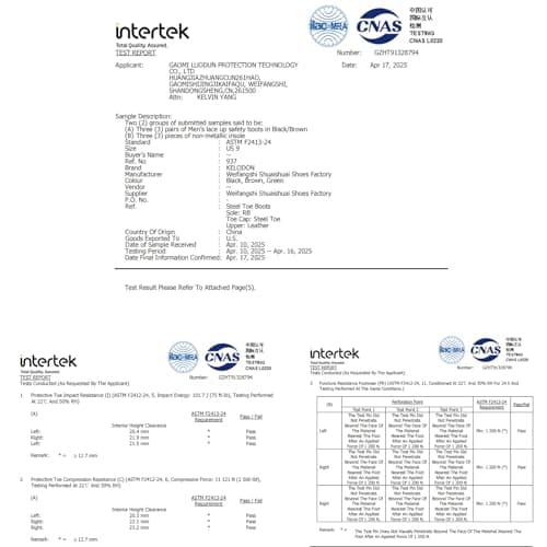 KELODON Waterproof Steel Toe Boots For Men-6 Inch Comfortable Mens Safety Work Boots Indestructible Steel Toe Shoes Lightweight Non Slip Puncture Resistant Industrial Construction Boot