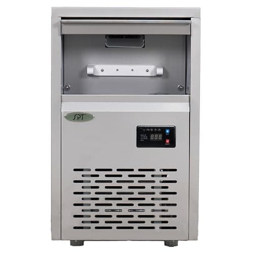 SPT SZB-22 44-lb Automatic Flake Ice Maker in Stainless Steel with Inline Water Filter
