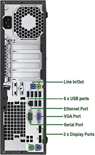 HP ProDesk 600 G1 SFF Intel Core i5-4590 3.30GHz 16GB DDR4 500GB HDD Intel HD Graphics 4600 Desktop PC Refurbished Window 10 Professional (Renewed)