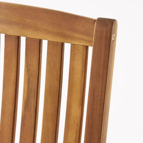 Christopher Knight Home Traditional Patio Garden Furniture Rocking Chair, Outdoor Acacia Wood Club Chair with Rocking Feature, Lounging Armchair, Solid Wood Accent Chair, Brown/Teak