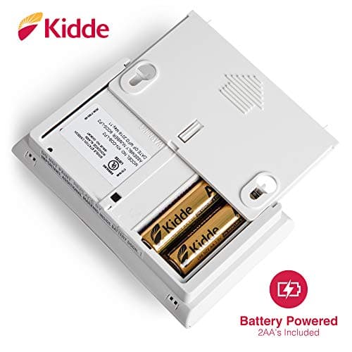 Kidde Carbon Monoxide Detector, AA Battery Powered, Portable for Travel or Home, 85 dB Alarm, LED Status Indicators, 3rd Edition