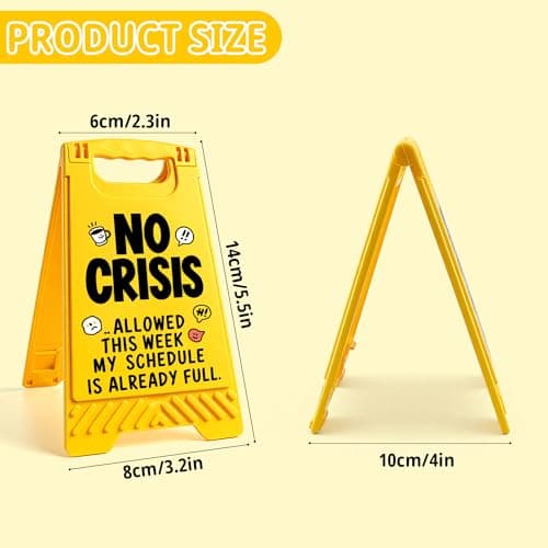 White Elephant Gifts for Adults, Employee Appreciation Gifts, Fun Cubicle Decor Gag Gifts for Men, Team Work Desk Signs Office Desk Decor - Funny Boss Coworker Bosses Day Gifts for Women B0FKYVFCDR
