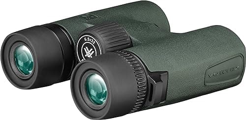 Vortex Bantam HD 6.5x32 Youth Binoculars - HD Optical System, XR Lens Coatings, Rubber Armor, Tripod Adaptable, Waterproof, Fogproof, Shockproof - Unlimited, Unconditional Warranty