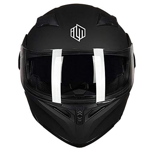 ILM Motorcycle Dual Visor Flip up Modular Full Face Helmet DOT Model 902/902L
