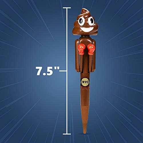 Farting Poop Pen with Punching Arms - Makes Funny Fart & Action Sound With Every Punch, Perfect Novelty Gift For Kids, Teens & Boys, Silly Gag Gift & Interactive Pen Toy With Big Laughs (Boxer)