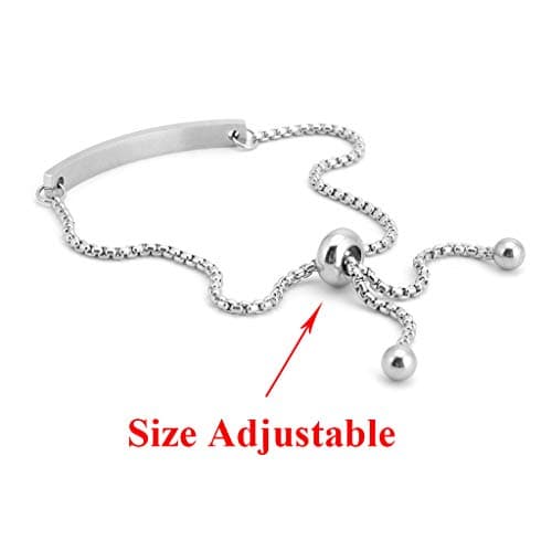 SOUSYOKYOSAM Women Bracelets for Women, Stainless Steel Inspiration Motivational Jewelry Gifts for Girl B07SLKDT79