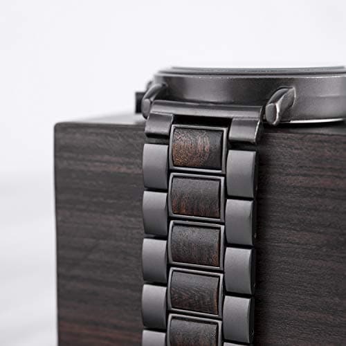 2win Engraved Wooden Watch for Boyfriend My Man Fiancé Husband Customized Personalized Wood Watches for Men Birthday Anniversary Personalized Watch