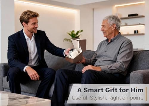 BEKESIN Watch Winder for Automatic Watches, Ultra Quiet Japanese Motor (<5 db), Premium Self Winding Rotating Wooden Watch Case with Soft Blue Ambient Light, Gifts for Him/Her/Dad