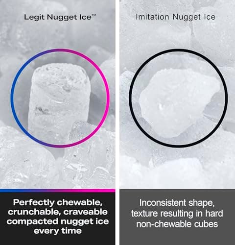 GE Profile Opal 2.0 Ultra Nugget Ice Maker with .75 Gallon Side Tank and Scale Inhibiting Filter, Scoop Included, 38 lbs in 24 Hours, Pellet Ice Machine with WiFi & Smart Connected, Stainless Steel