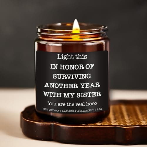 Funny Scented Candle - Brother in Law Gifts, Christmas, Stocking Stuffers, Birthday, Cool Gifts for Brother in Law, Best BIL - 9 oz Jar Candle, Soy Wax