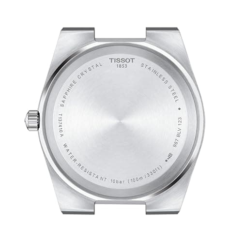 Tissot mens PRX 316L stainless steel case Dress Watch Grey T1374101105100